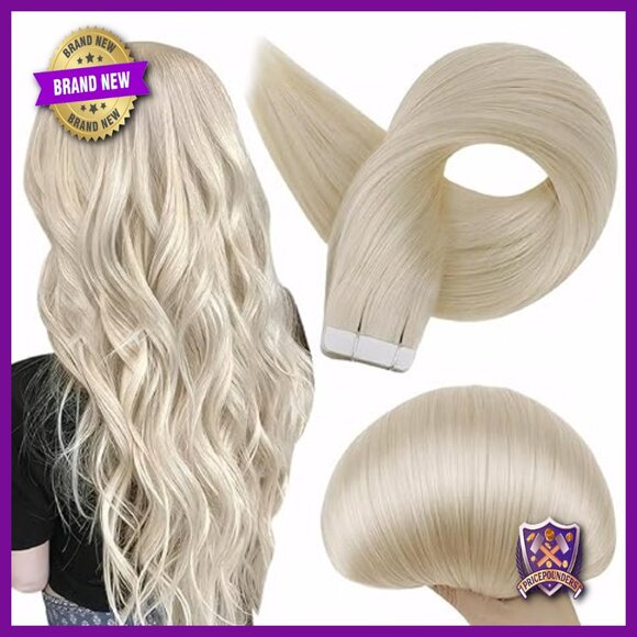 18 Inch Tape In Human Hair Extensions 50g Remy Hair Seamless Weft main image 5